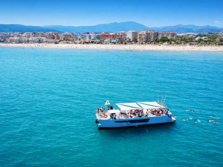 Serenity Catamarán charter bareboat or skippered in  Puerto Marina Benalmadena