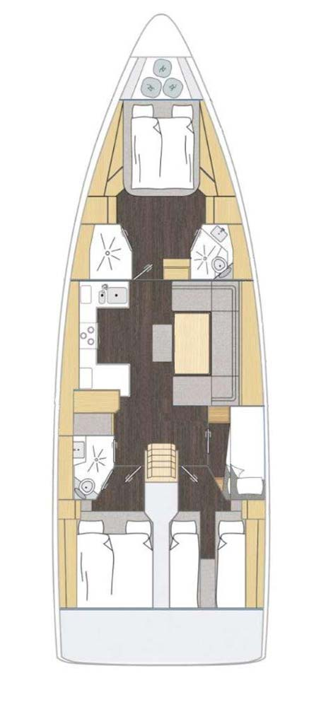 Sailboat hire in Murter-Kornati - Bavaria Bavaria C46