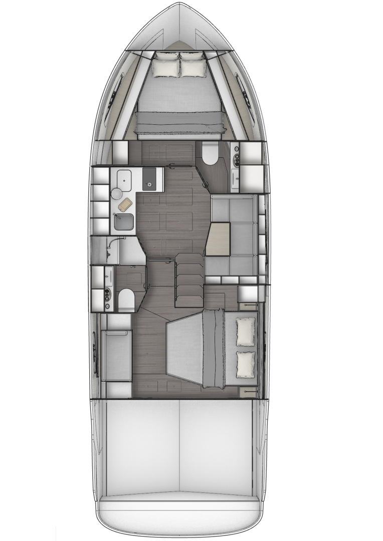 Yacht hire Trogir cheap Bavaria SR41