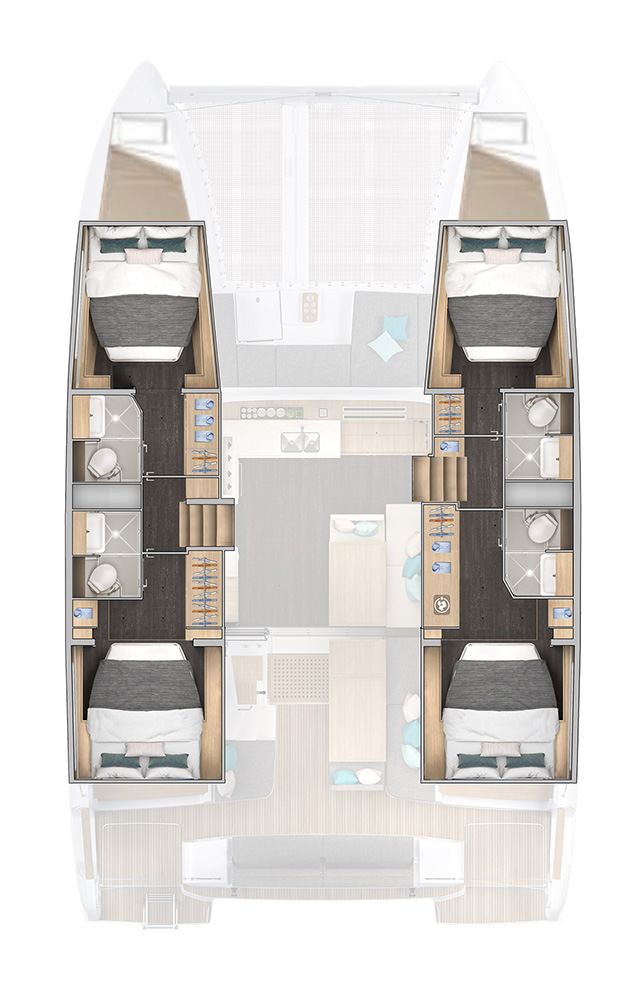 Hire Catamaran Lagoon with a boat licence