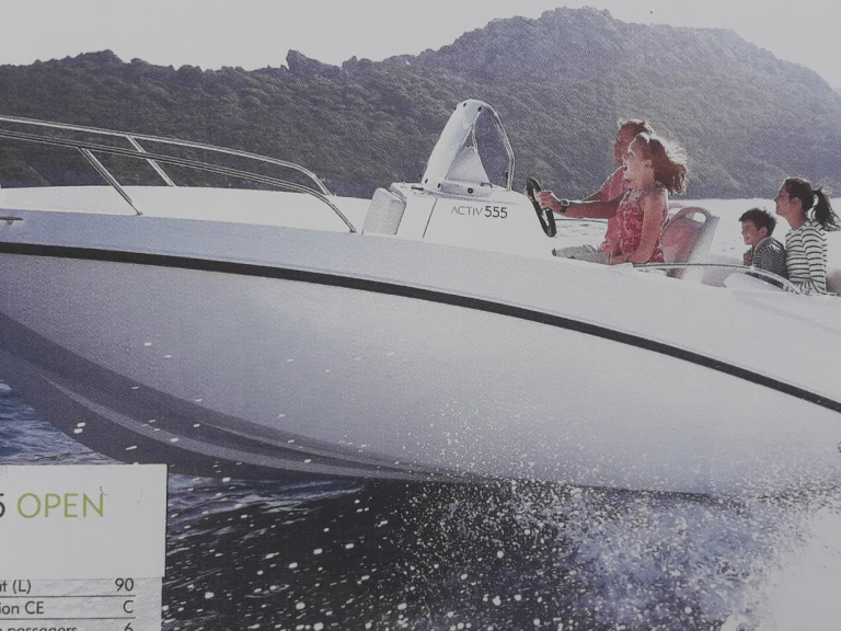 Charter a Quicksilver Quicksilver 555 Activ Open in Six-Fours-les-Plages on Samboat