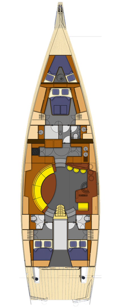 Sailboat to hire Kaštela at the best price