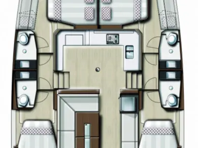 Yacht hire Seget Donji cheap Bali Catspace Voile