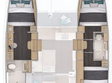 Yacht charter Alimos - Lagoon Lagoon 38 - 3 + 2 cab. on SamBoat