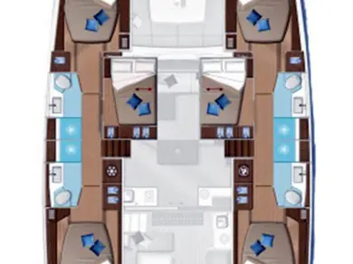 Hire Catamaran Lagoon with a boat licence