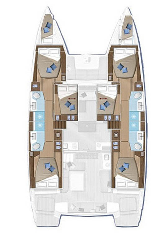 Lagoon Lagoon 50 charter bareboat or skippered in  Road Town