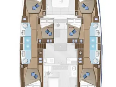 Lagoon Lagoon 50 charter bareboat or skippered in  Road Town