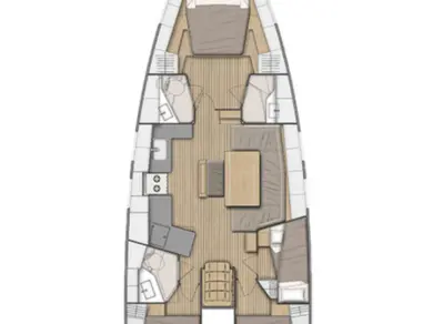 Sailboat hire in Seget Donji - Bénéteau Oceanis 46.1