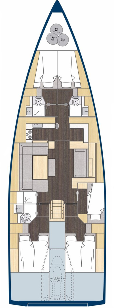 Yacht hire Kaštela cheap Bavaria C57 Holiday
