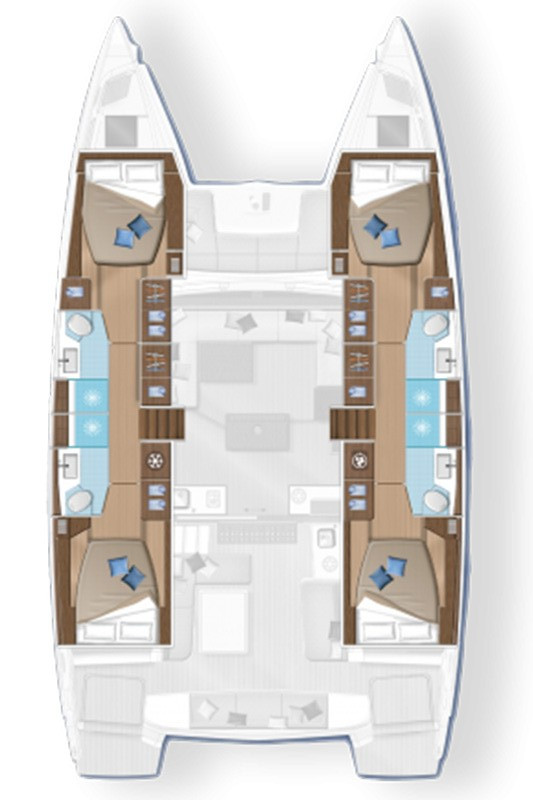Hire a Lagoon Lagoon 50 Seget Donji