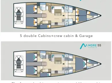 Hire Sailboat with or without skipper More Boats Seget Donji