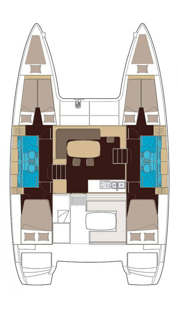 Hire Catamaran with or without skipper Lagoon Split