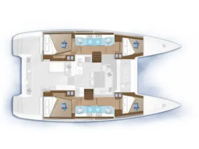 Hire Catamaran Lagoon with a boat licence