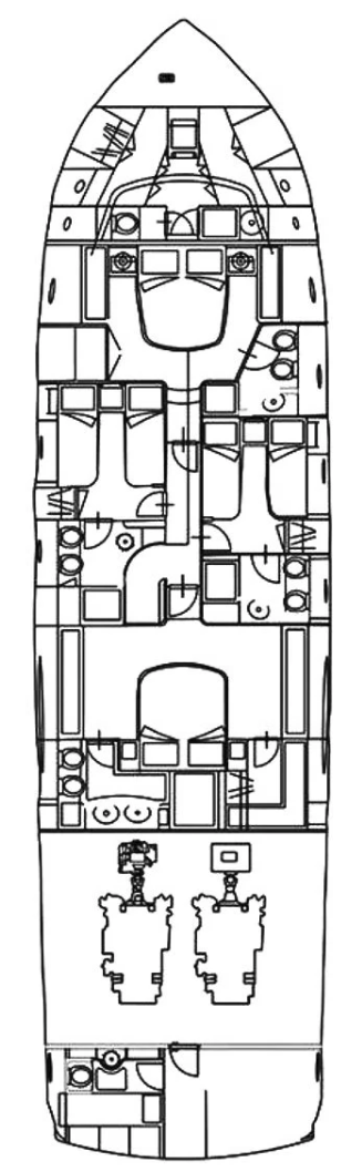 Hire Luxury Yacht with or without skipper Spertini Alalunga Ellinikó