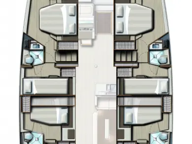 Hire Catamaran with or without skipper Bali Gouvia