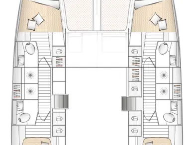 Catamaran hire in Lefkáda - Excess Excess 14