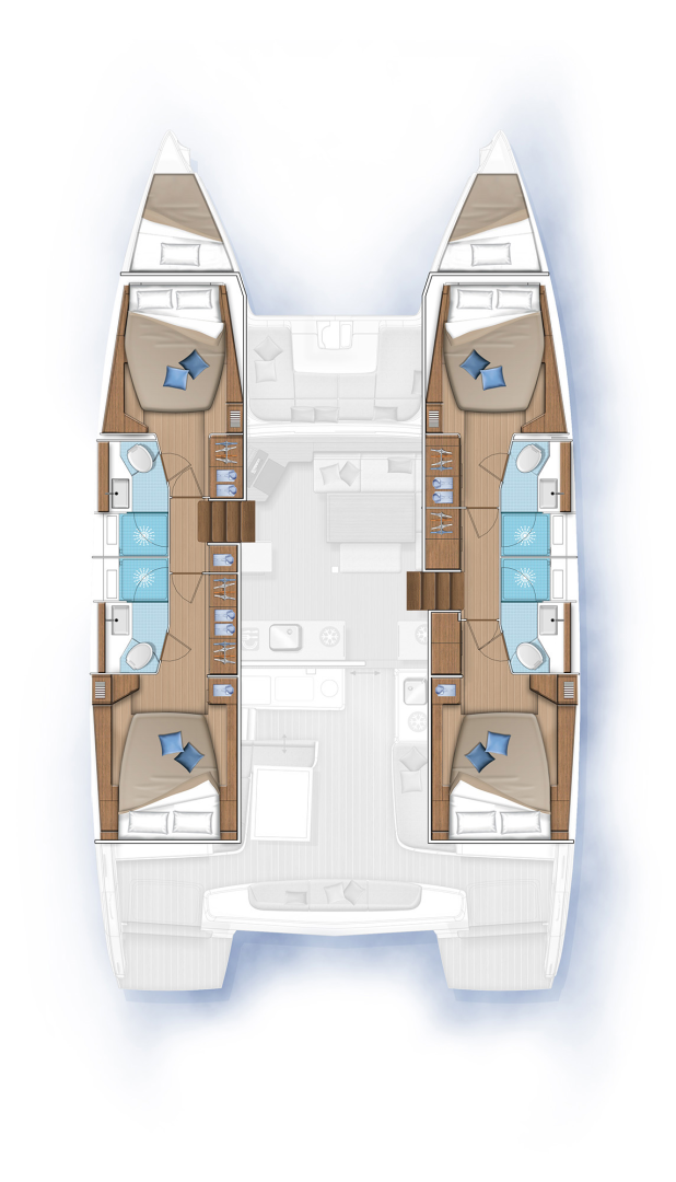 Hire Catamaran with or without skipper Lagoon Gouvia