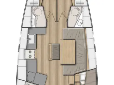 Sailboat hire in Gouvia - Bénéteau Oceanis 46.1