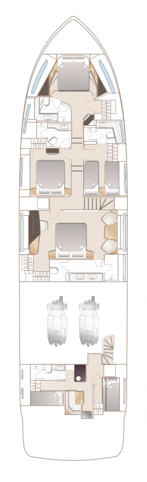 Luxury Yacht hire in Alimos - Princess Princess Y85