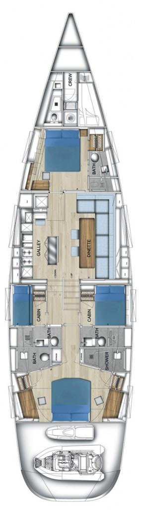 Hire Sailboat with or without skipper Admiral Yachts Alimos