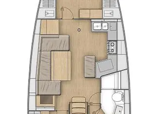 Sailboat hire in Göcek - Bénéteau Oceanis 40.1