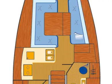 Hire Sailboat Bénéteau with a boat licence