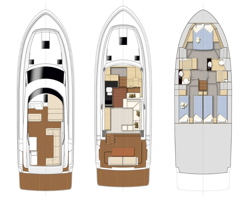 Hire Luxury Yacht Bavaria with a boat licence