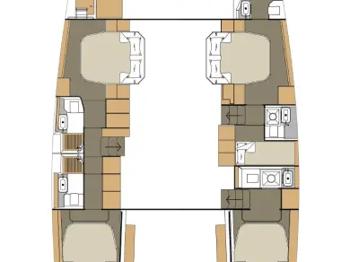 Yacht charter Primošten - Dufour Dufour Catamarans 48 Sail on SamBoat