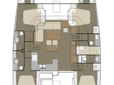 Catamaran hire in Primošten - Dufour Dufour Catamarans 48 Sail