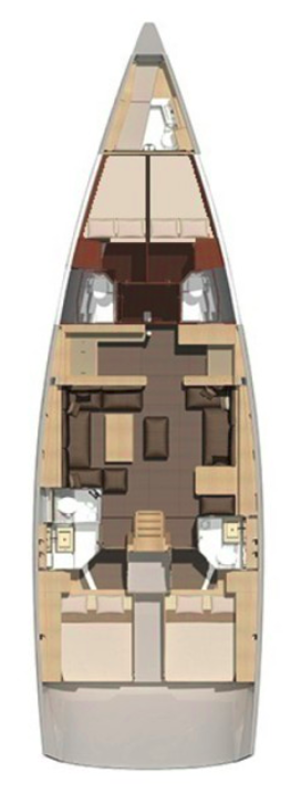 Dufour Dufour 560 Grand Large charter bareboat or skippered in  Primošten