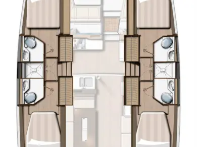 Hire Catamaran with or without skipper Bali Biograd na Moru