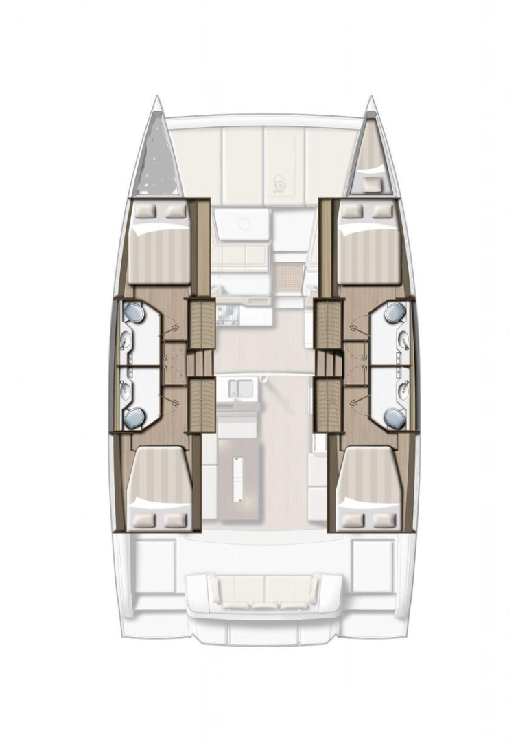 Catamaran to hire Trogir at the best price