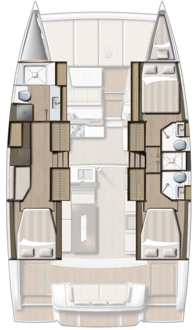 Bali Bali 4.2 charter bareboat or skippered in  Sveti Filip i Jakov