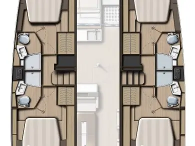 Bali Bali 4.4 charter bareboat or skippered in  Trogir