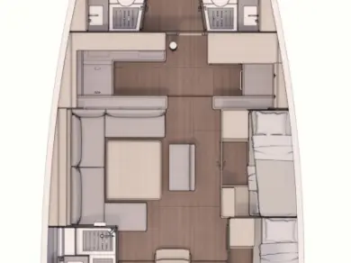 Sailboat hire in Trogir - Dufour Dufour 530