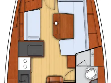 Bénéteau Oceanis 41.1 charter bareboat or skippered in  Split