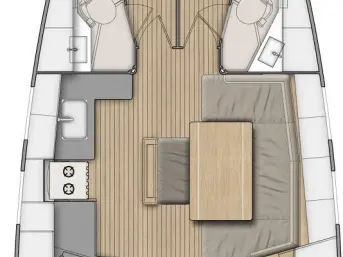 Yacht hire Trogir cheap Oceanis 46.1