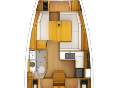 Hire Sailboat Jeanneau with a boat licence