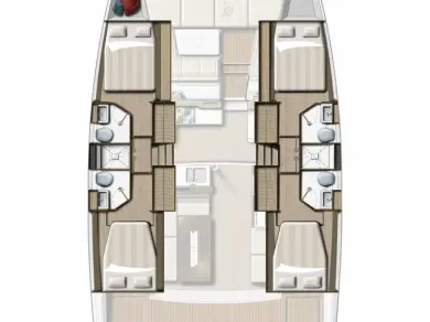 Catamaran hire in Plataniás - Bali Bali 4.2