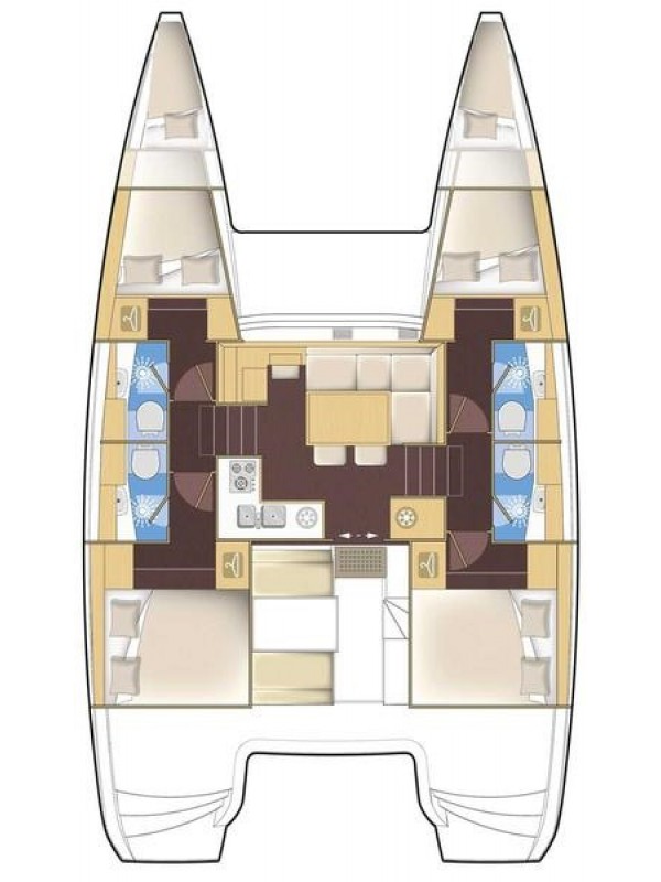 Hire Catamaran with or without skipper Lagoon Alimos