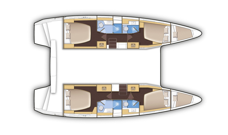 Hire Catamaran Lagoon with a boat licence