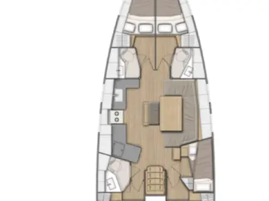 Hire Sailboat Bénéteau with a boat licence