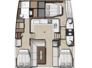 Bali Bali Catspace Voile charter bareboat or skippered in  Sukošan