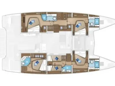 Yacht hire Seget Donji cheap Lagoon 55 - 4 + 2 cab.