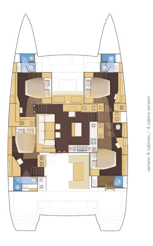 Yacht charter Tromsø - Lagoon Lagoon 450 on SamBoat