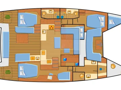 Hire Catamaran with or without skipper Lagoon Can Pastilla