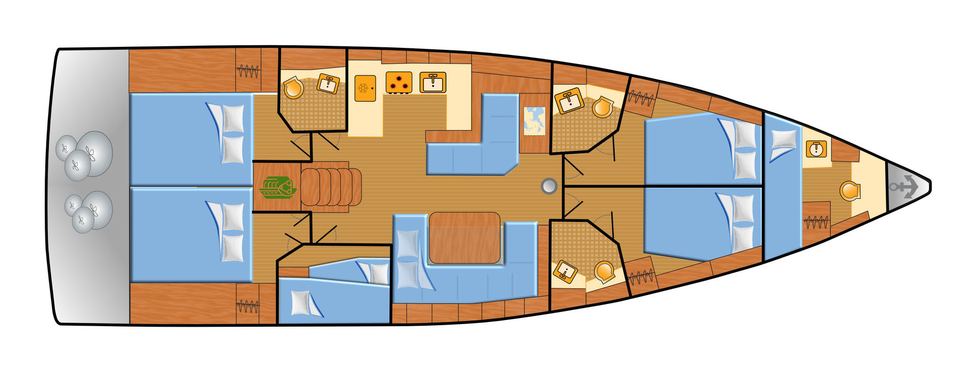 Yacht hire Palma de Mallorca cheap Oceanis 51.1