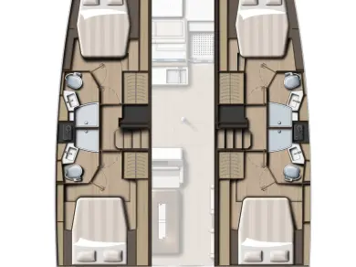 Yacht hire Lefkáda cheap Bali 4.4