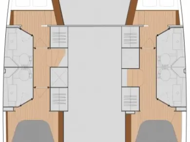 Hire Catamaran Fountaine Pajot with a boat licence