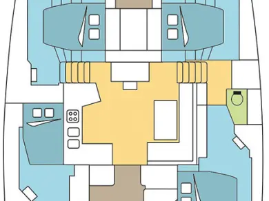 Yacht hire Pirovac cheap Lagoon 52 F